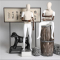 2019 new items men full body display mannequin with wooden arm with shoulder cap